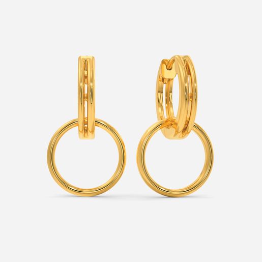 Minimal Mixtape Gold Earrings