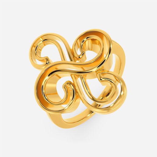 Space Jammin Gold Rings