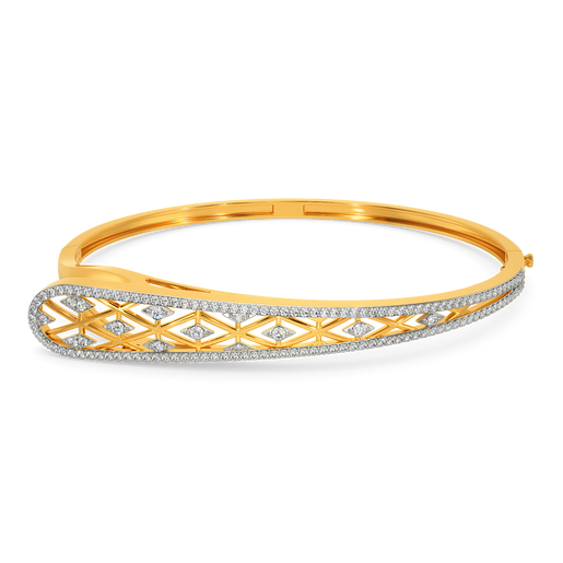 Netted Diamond Bangles