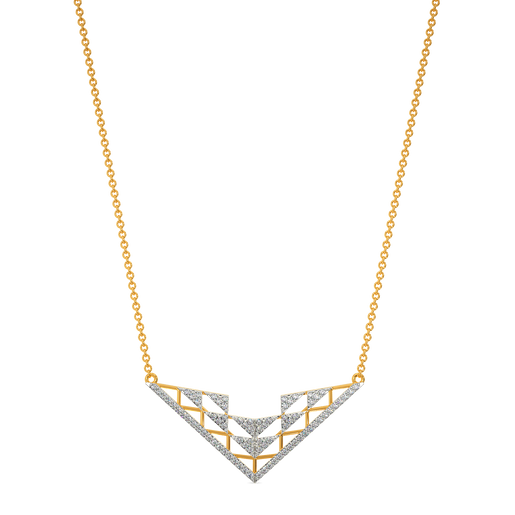 Party in Net Diamond Necklaces