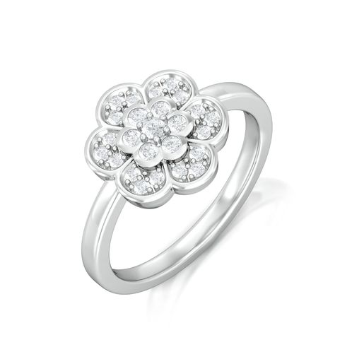 Star Blossom Diamond Rings