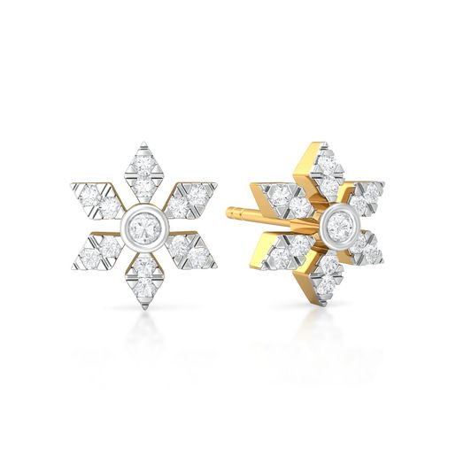 Crochet Cluster Diamond Earrings