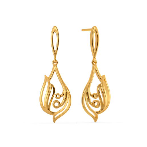 Forever Starts Here Gold Earrings