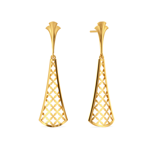 Vow Weave Gold Earrings