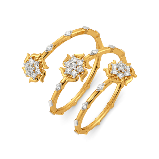 Petals of Celebration Diamond Rings