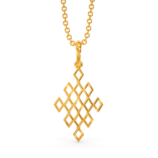 Fall For Nets Gold Pendants