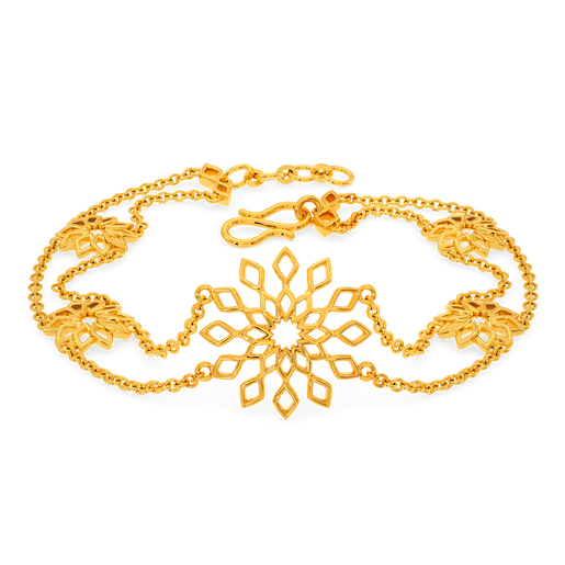 Net It All Gold Bracelets