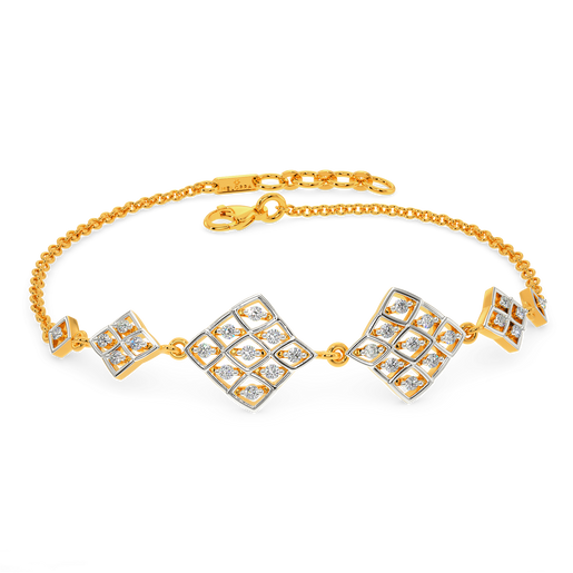 Neat Net Diamond Bracelets