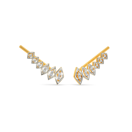 Net Spark Diamond Earrings