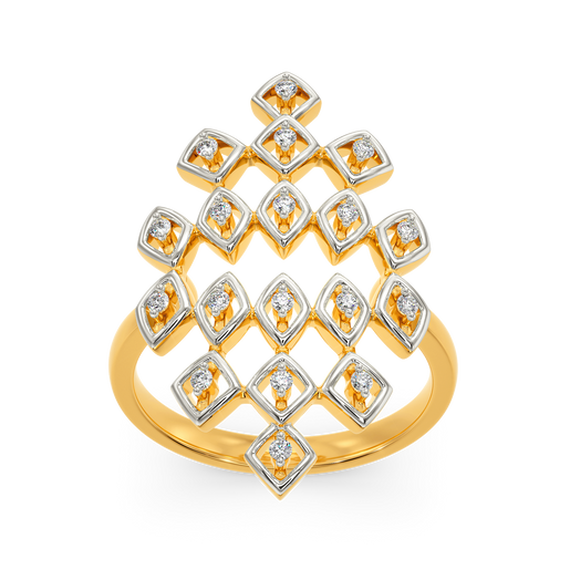 Net Mode Diamond Rings