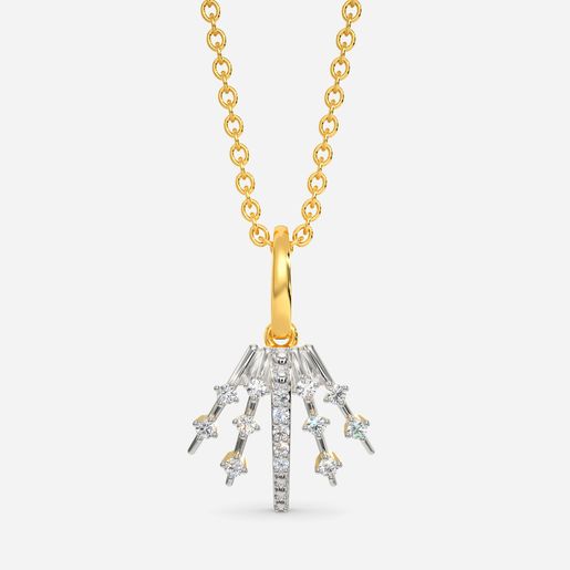 Glitter Chic Diamond Pendants