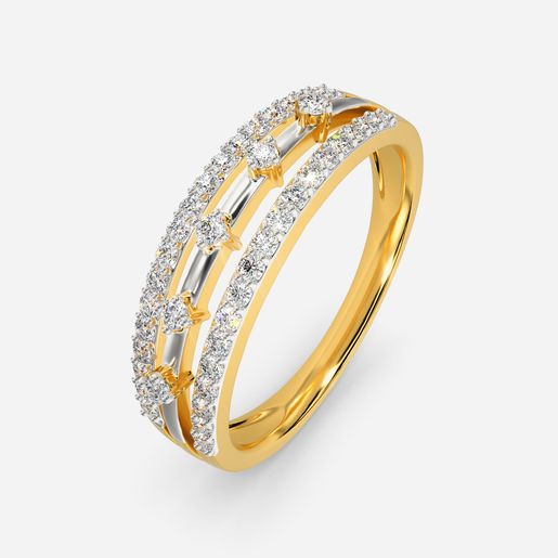 Dazzling Night Diamond Rings