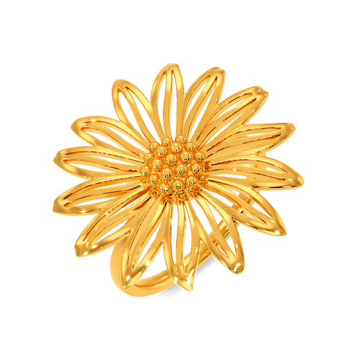 Bouquet for You Gold Rings