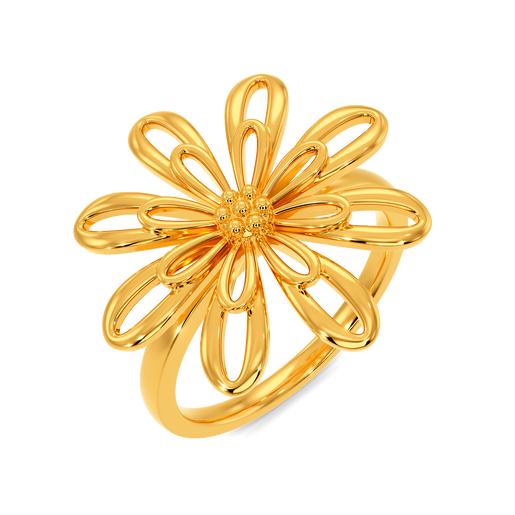 Florals n More Gold Rings