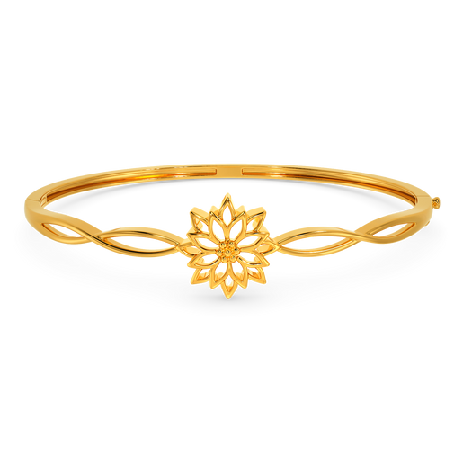 Beauty in Bloom Gold Bangles