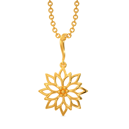 Beauty in Bloom Gold Pendants