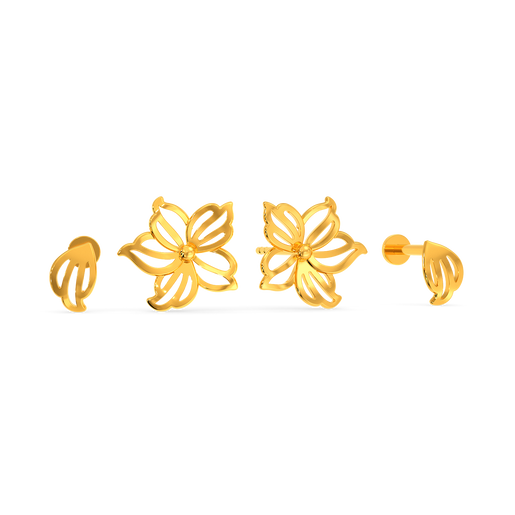 Florela Gold Earrings