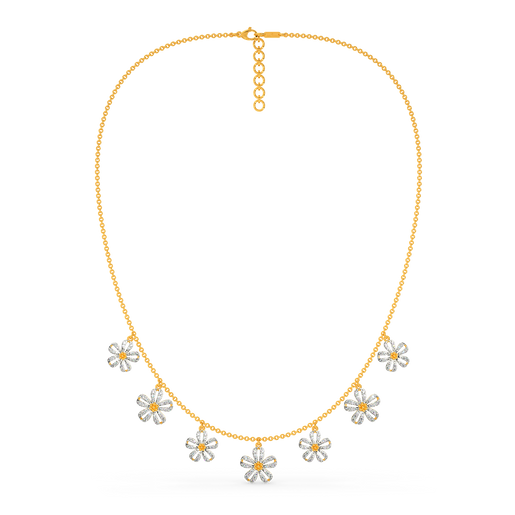 Lets Talk Florals Diamond Necklaces