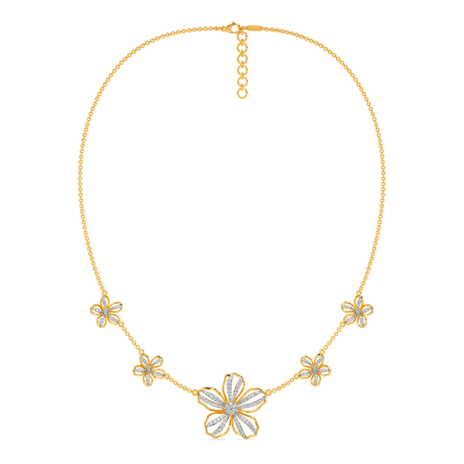Petals Story Diamond Necklaces