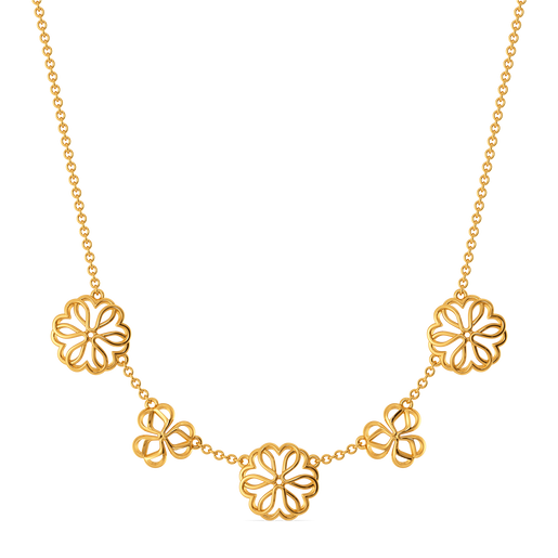Bloom Layers Gold Necklaces