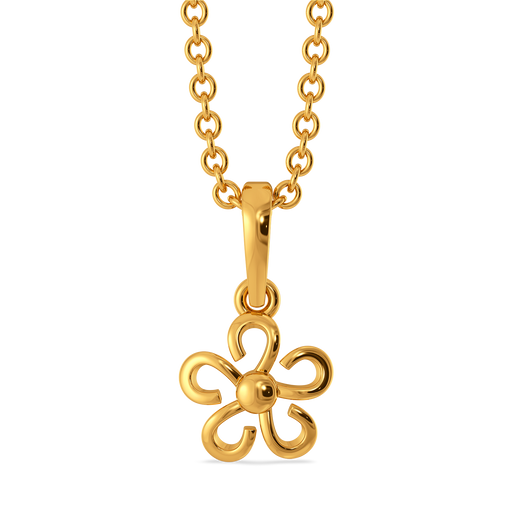 Soft Buds Gold Pendants