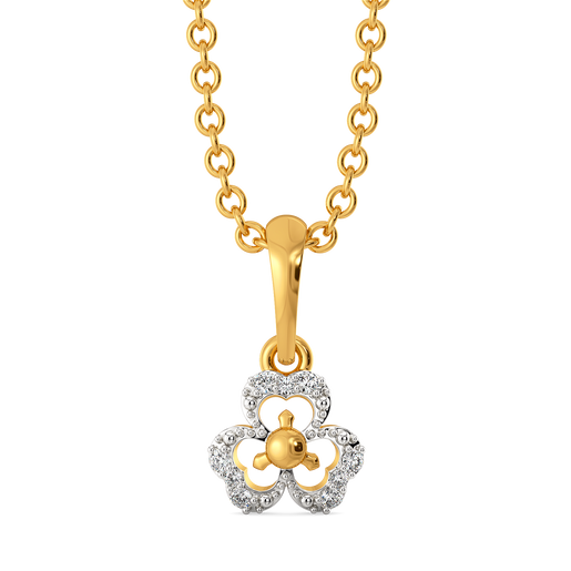 Petal Edit Diamond Pendants