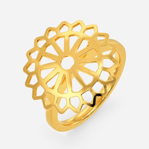 Sunny Surprise Gold Rings