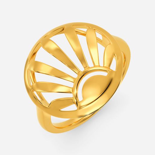 Sun Tuned Gold Rings