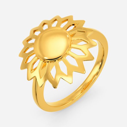 Spirit O Sun Gold Rings
