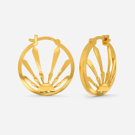 Totally Sunlit Gold Earrings
