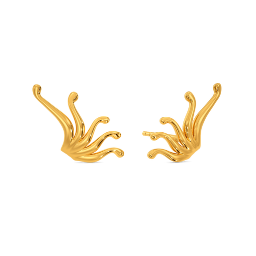 Underwater Magic Gold Earrings