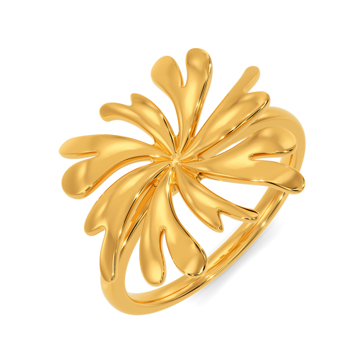 Ocean Power Gold Rings