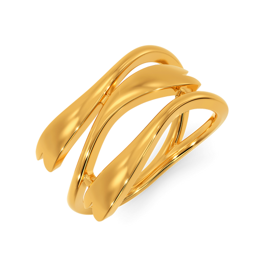 Ocean Craze Gold Rings