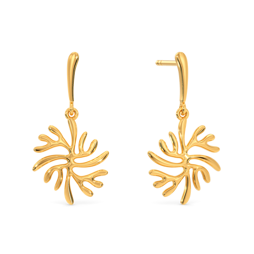 Ocean Escape Gold Earrings