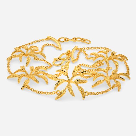 Wreath Of Twines Gold Bracelets