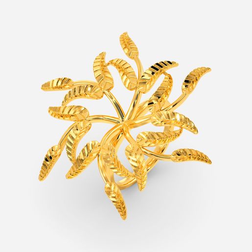 Wreath Of Twines Gold Rings