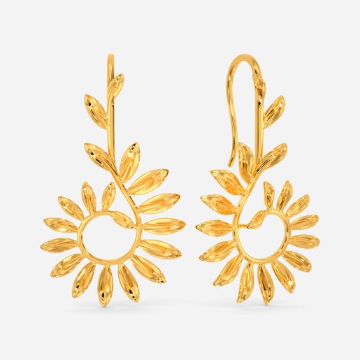 Vines of Greece Gold Earrings