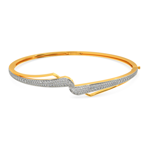 Futurism Unleashed Diamond Bangles
