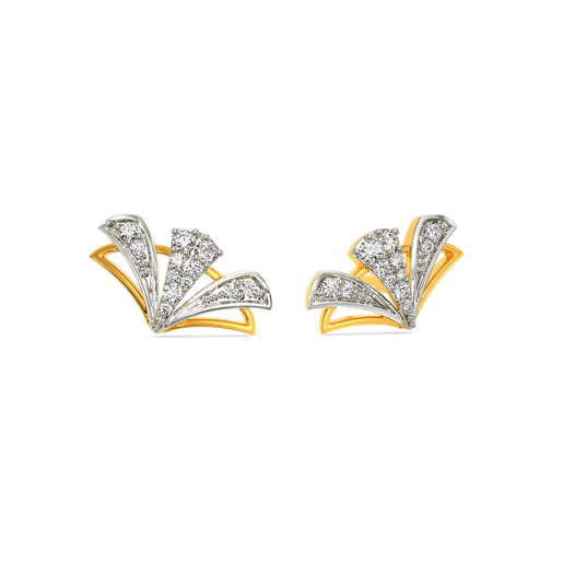 Futurism Unleashed Diamond Earrings