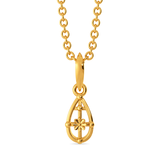 Lace Reimagined Gold Pendants