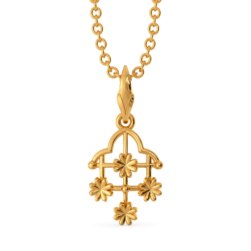 Lace Obsessed Gold Pendants