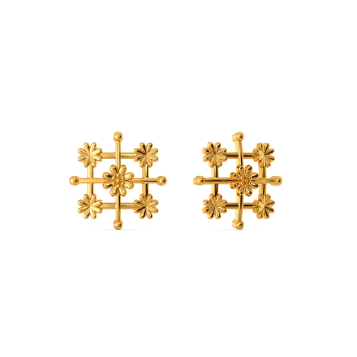 Lace Obsessed Gold Earrings