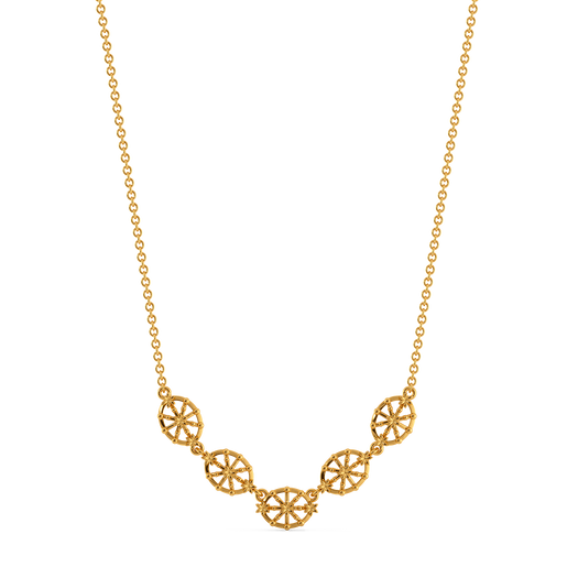 Lovely Lace Gold Necklaces