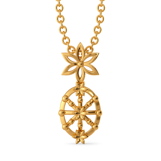 Lovely Lace Gold Pendants