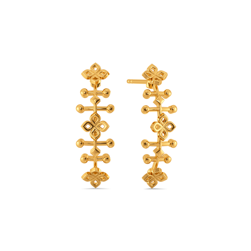 Wear Like Lace Gold Earrings