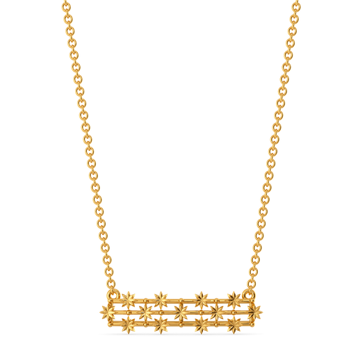 Laced With Elegance Gold Necklaces