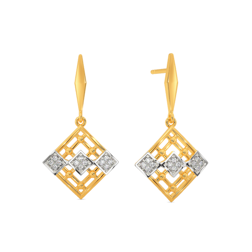 Heritage Meets Rebellion Diamond Earrings