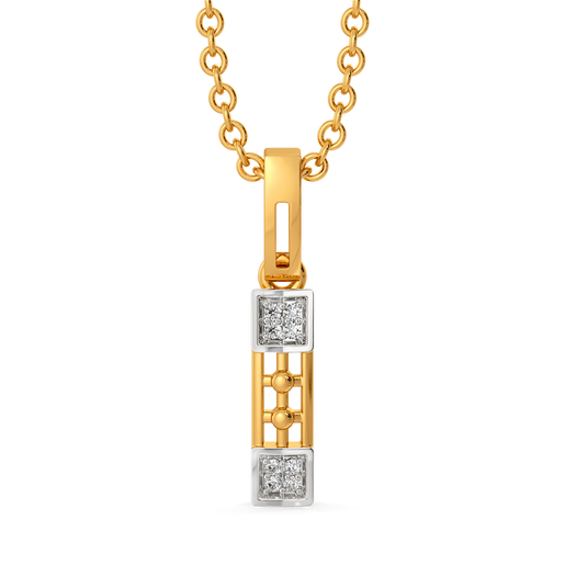 Classic Plaid Diamond Pendants