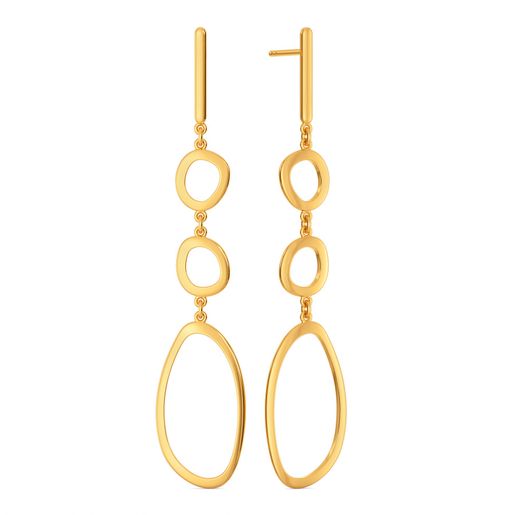 Partly Party Gold Earrings