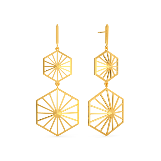 Perfect For Me Gold Earrings